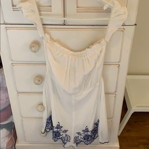 off the shoulder romper